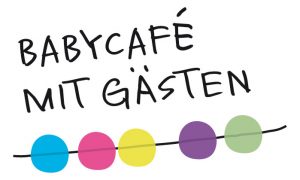 Logo Babycafé mit Gästen