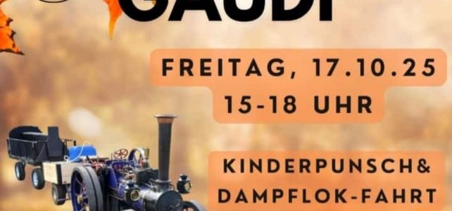 Hüttengaudi mit Dampflok-Fahrt